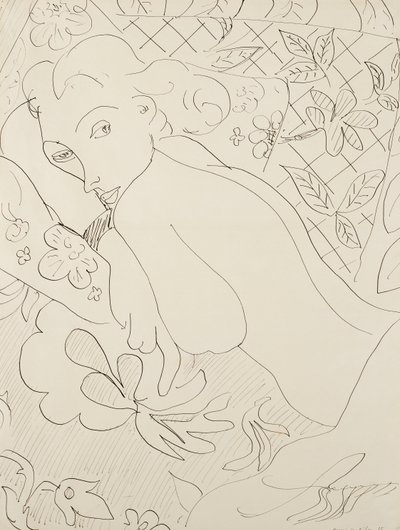 Kvinna som ljuger av Henri Matisse
