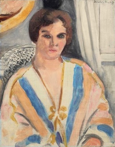 Kvinna i orientalisk dräkt av Henri Matisse