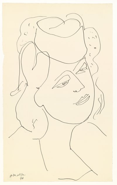 Kvinna med hatt av Henri Matisse