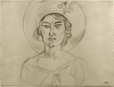 Kvinna med hatt av Henri Matisse