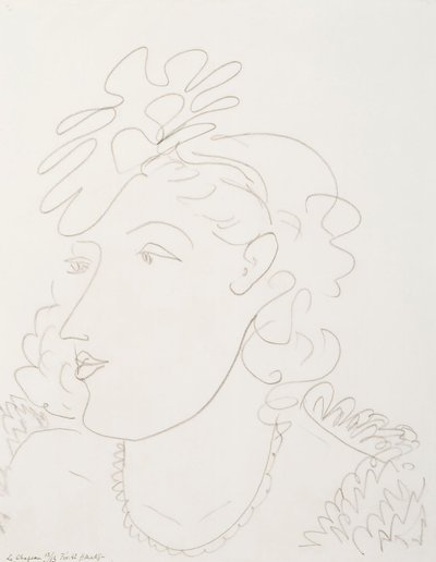 Kvinna med hatt av Henri Matisse