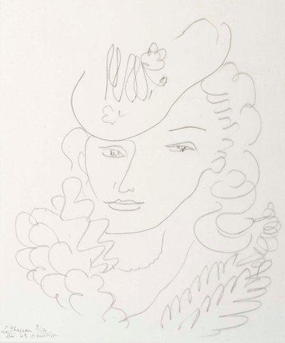 Kvinna med hatt av Henri Matisse