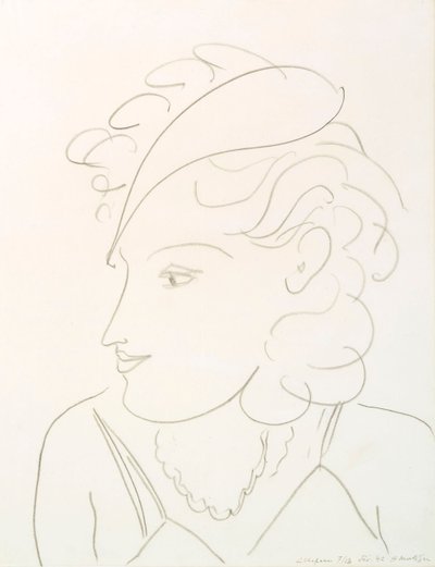 Kvinna med hatt av Henri Matisse