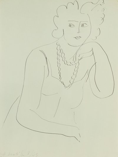 Kvinna med halsband av Henri Matisse