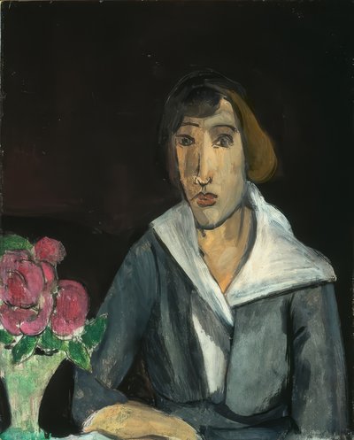 Kvinna med rosor av Henri Matisse