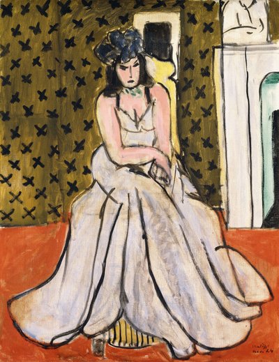 Kvinna med blå hatt av Henri Matisse