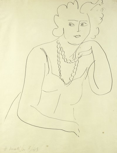 Halsband för kvinna av Henri Matisse