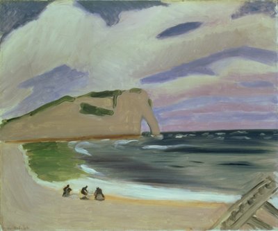 Kvinnor på stranden, Etretat av Henri Matisse