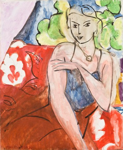 Ung flicka sittande (La Biche) av Henri Matisse