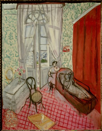 femmes au canape ou le divan 1921 (olja på duk ) av Henri Matisse