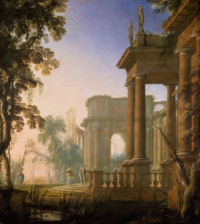 Jefta och hans dotter, 1650-1700 av Henri Mauperche