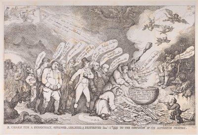 En charm för en demokrati, granskad, analyserad och förstörd 1 januari 1799 till konf..., 1 januari 1799. av Henri Merke
