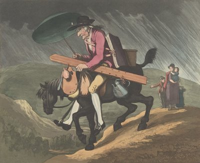 En konstnär som reser i Wales, 10 februari 1799. av Henri Merke