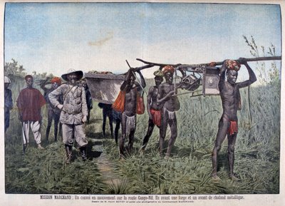 En konvoj på Marchandmissionen 1898, 1899 av Henri Meyer