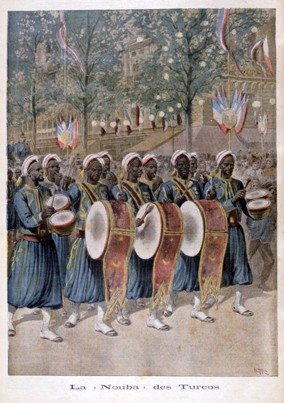 Ett regemente av algeriska Turcos, 1896 av Henri Meyer
