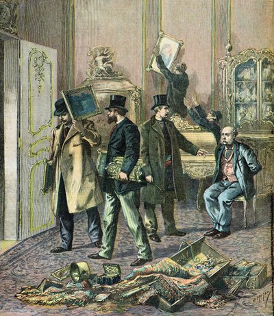 Inbrott i ett stort hotell i Paris av Henri Meyer