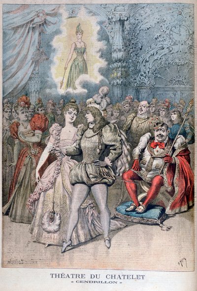 Askungen Askungen, Theatre du Châtelet, Paris, 1895 av Henri Meyer