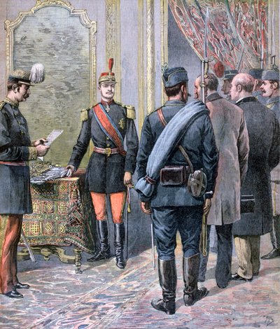 Statskupp i Serbien, 1893 av Henri Meyer