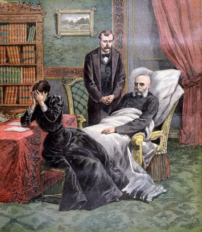 Jules Ferrys död, 1893 av Henri Meyer