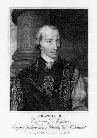 Francis II, helige romerske kejsare, 1815. av Henri Meyer