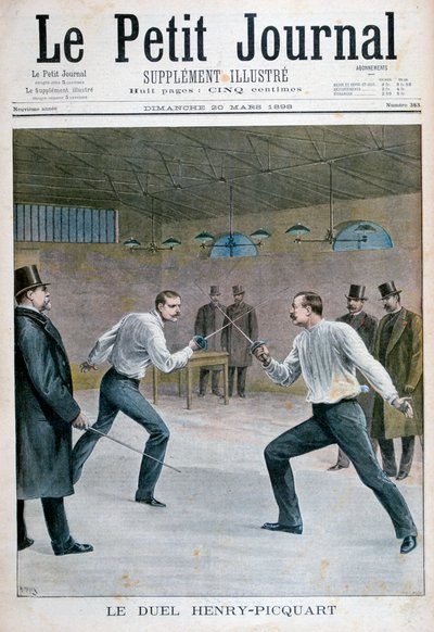 Henry-Picquart-duell, 1898 av Henri Meyer