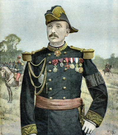 Porträtt av general Raoul Le Mouton de Boisdeffre av Henri Meyer