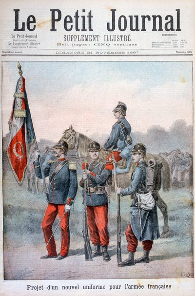 Föreslog nya uniformer för den franska armén, 1897 av Henri Meyer