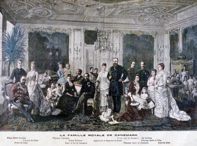 Danmarks kungafamilj, 1891 av Henri Meyer