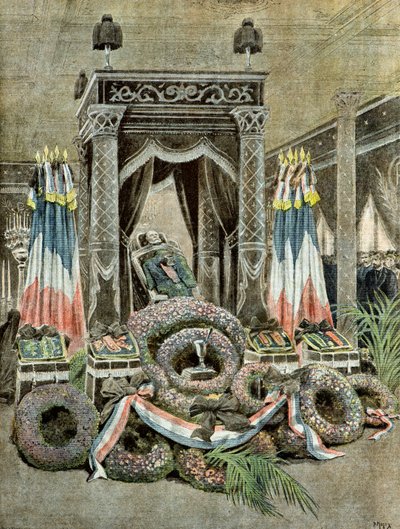 Louis Pasteurs död,1895 (Illustration) av Henri Meyer