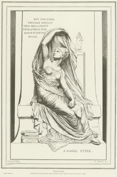 Tankens allegori av Henri Michel Antoine Chapu