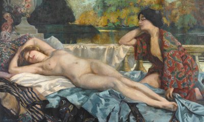 Vila vid sjön, 1912. av Henri Montassier