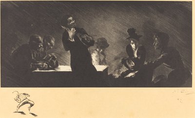 Mandolinspelaren (Mandoliniste) av Henri Patrice Dillon