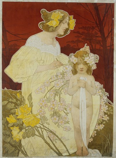 Kvinnans palats. Utställning 1900 av Henri Henri Antoine Théodore Livemont