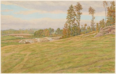 Omgivningarna kring Clères av Henri Rivière