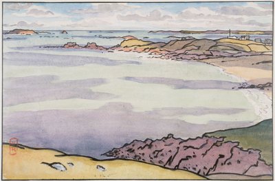 Pointe du Décollé sedd från Garde Guérin av Henri Rivière