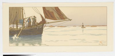 Stiltje (Blad 11 ur: Timmarnas feeri) av Henri Rivière