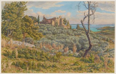 Det gamla slottet. Bormes av Henri Rivière