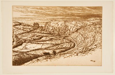 [Bretonskt landskap] av Henri Rivière