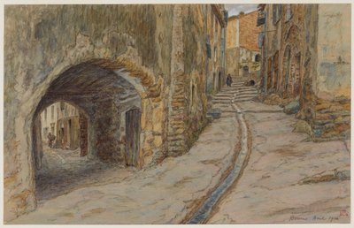 Rue Rompi-cou, Bormes av Henri Rivière
