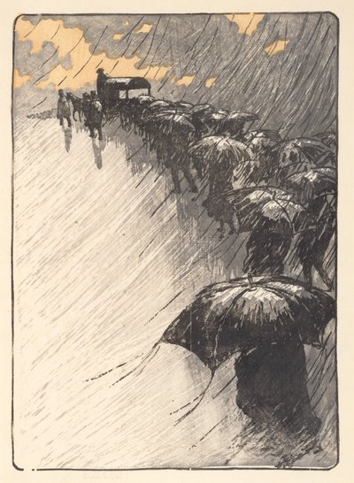 Begravningen i Trestraou av Henri Rivière