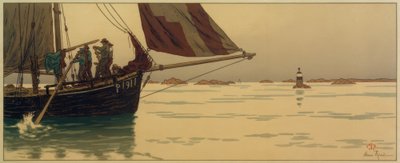På ett stilla hav av Henri Rivière