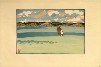 Båt, Fresnayebukten (Saint-Cast) av Henri Rivière