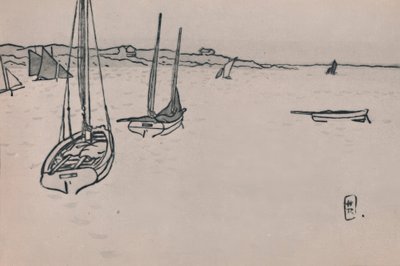 Bretonskt landskap av Henri Rivière