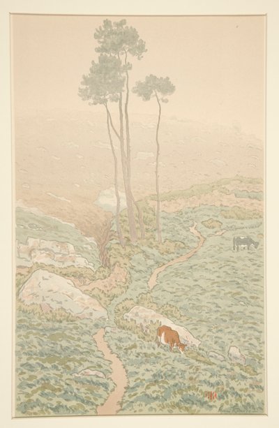 Morgonbrunett, från La Feerie des Heures av Henri Rivière