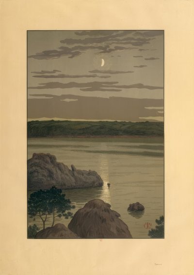 Månsken i Landmelus av Henri Rivière
