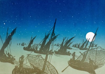 fiskarna av Henri Rivière