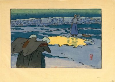 Tvättstuga på Haut-Trestraou av Henri Rivière