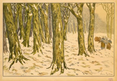 Trä. Vinter av Henri Rivière