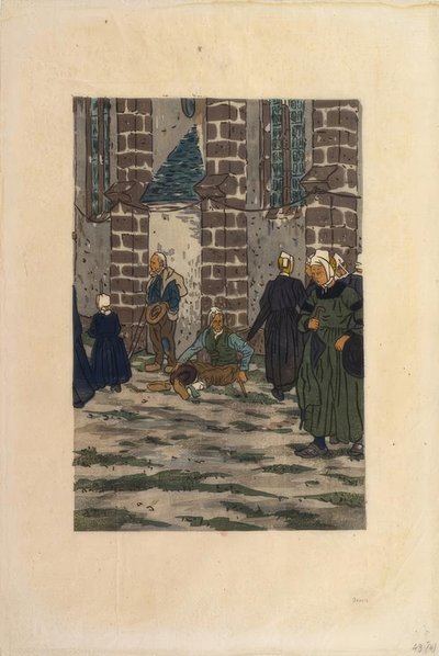 Förlåtelsen av Sainte-Anne-la-Palud av Henri Rivière