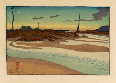 Taggar; munnen, cheruetten och åsnan (Saint-Briac) av Henri Rivière
